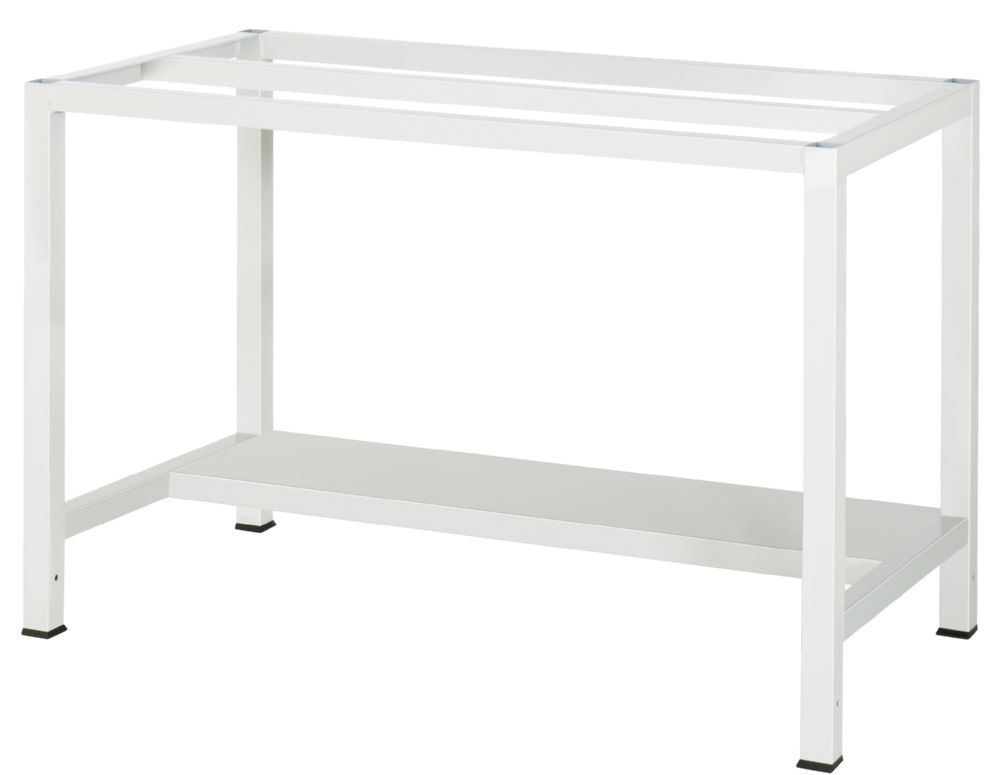 Produktbild RAU Werktisch Serie 900 Arbeitstisch Platte mit Stahlblechbelag 1250 x 800 x 825 mm bild 2