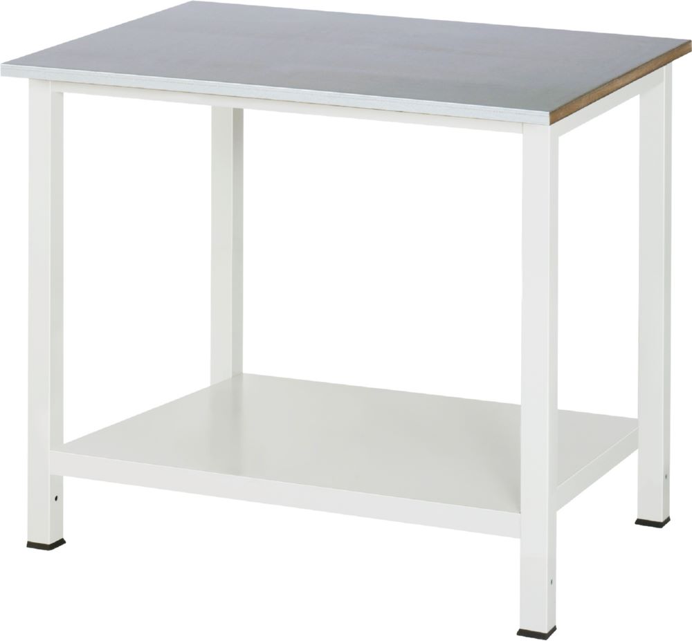 Produktbild RAU Werktisch 900 Arbeitstisch mit Stahlblechbelag 1000 x 800 x 825 mm