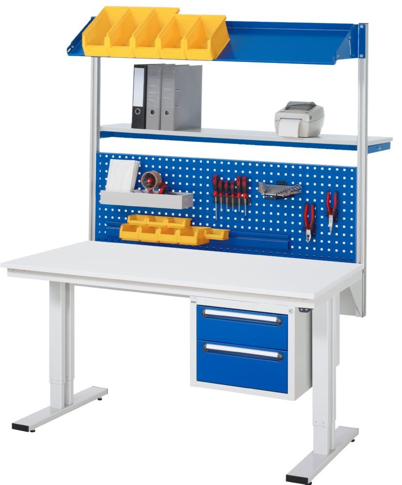 Produktbild RAU Werkbank Serie adlatus 300 Arbeitstisch Breite 2000 mm Höhenverstellbar 1120 mm bild 3
