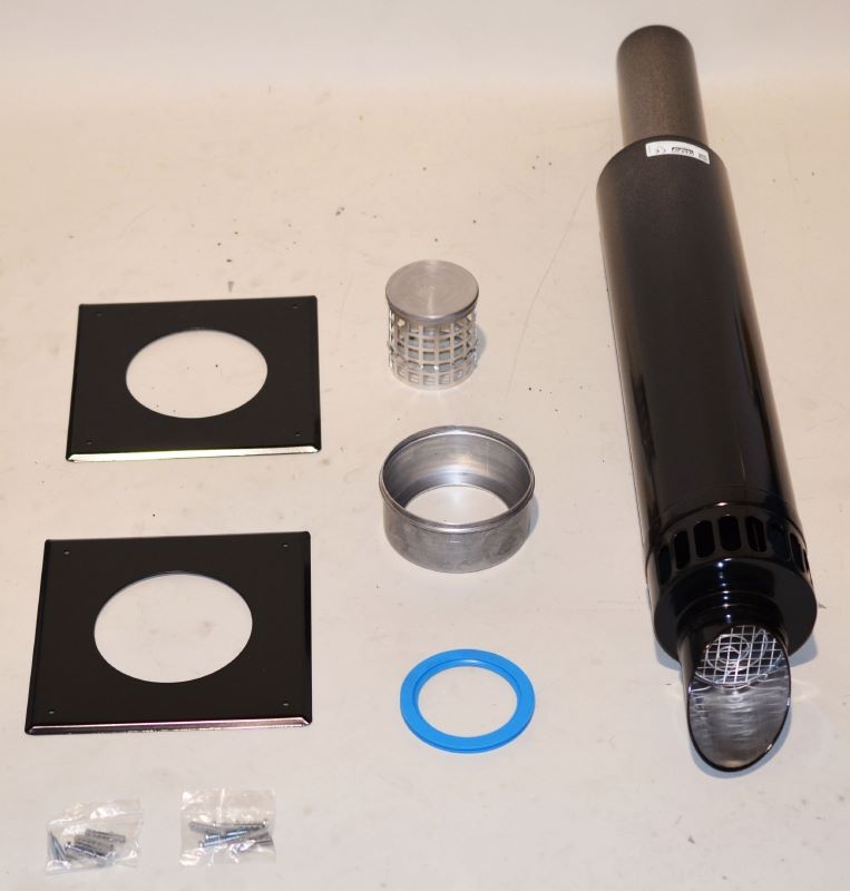 Produktbild Remko Abgasrohr für Außenwandinstallation mit Windschutz