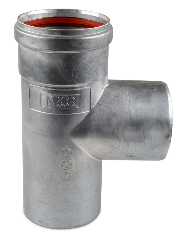 Produktbild Remko Abgasrohr T Stück 90 mit 100 mm Durchmesser 229015