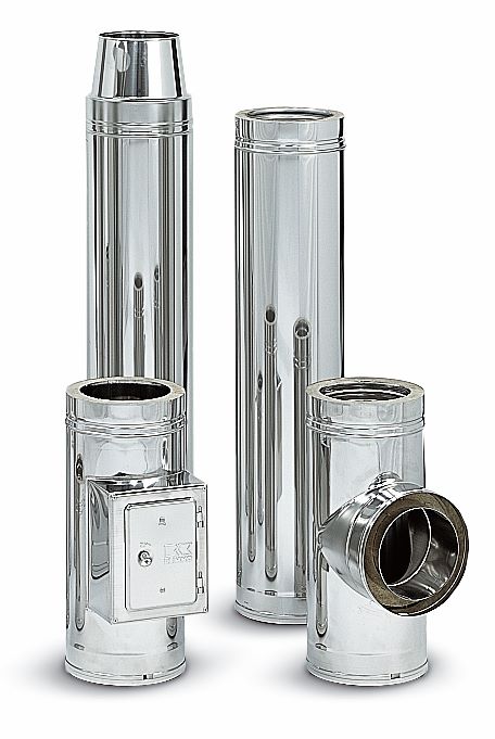 Produktbild Remko ASD Edelstahlabgasanlage komplett doppelwandig Typ 180-D