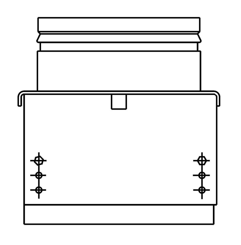 Produktbild Remko Bodenstütze AS-BS-D verstellbar Durchmesser 180 mm