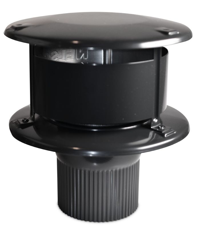 Produktbild Remko Regenhaube mit 80 mm Durchmesser schwarz