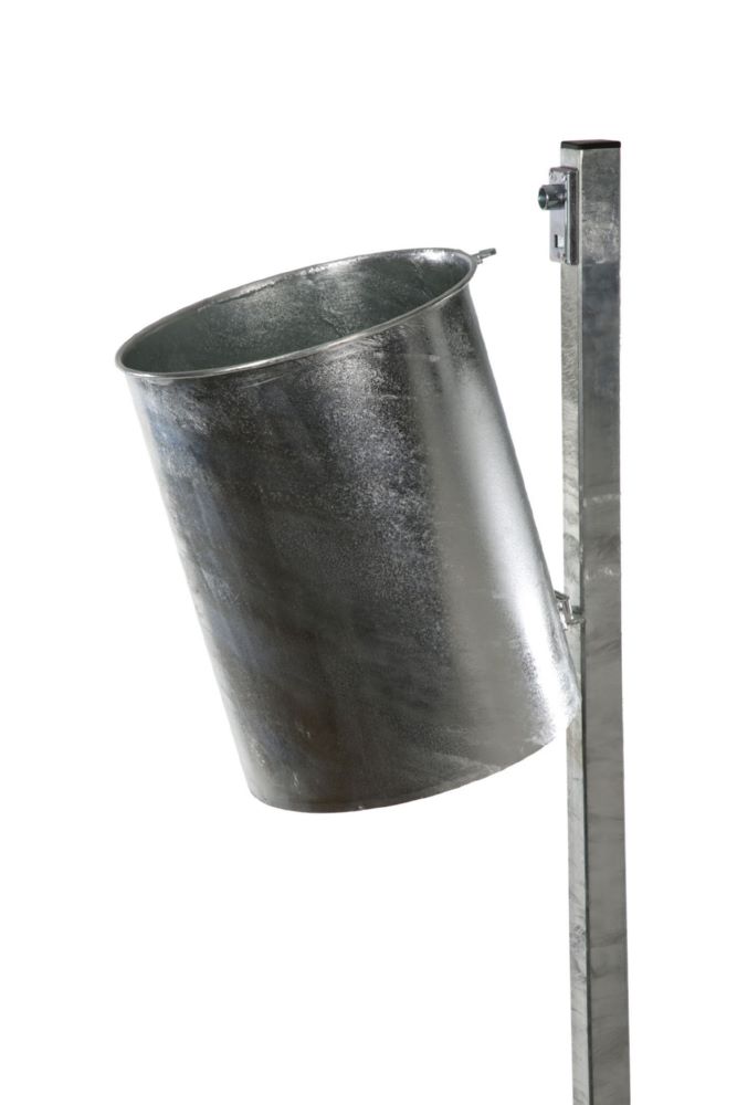 Produktbild Renner Abfallbehälter 25L mit Pfosten zum Einbetonieren bild 2