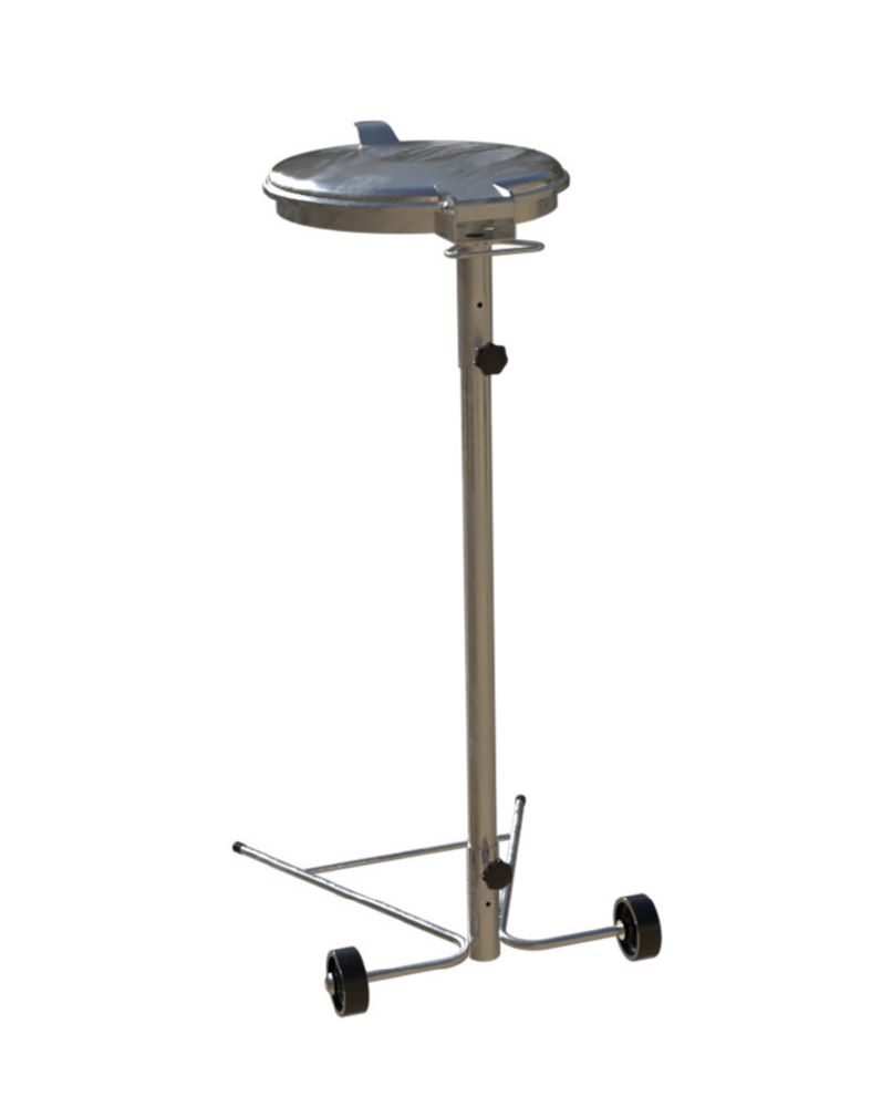 Produktbild Renner Abfallsammler 70 bis 120 Liter fahrbar mit Deckel verzinkt bild 3