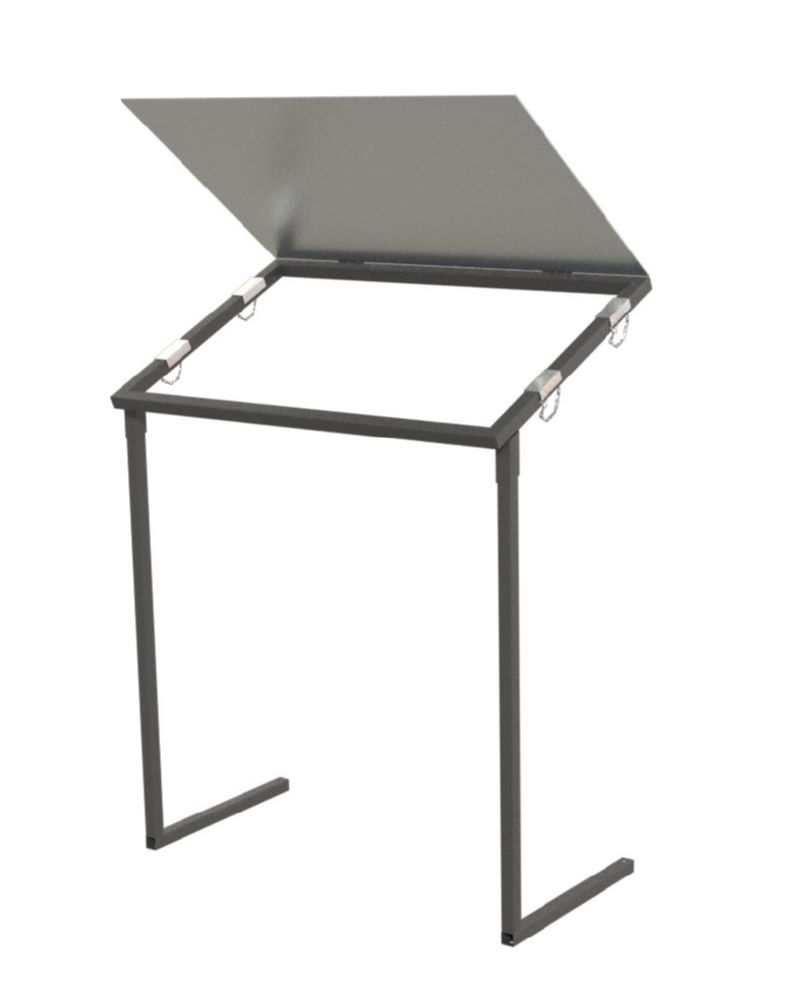 Produktbild Renner Großvolumen Wertstoffsammler MEGA mit Deckel pulverbeschichtet