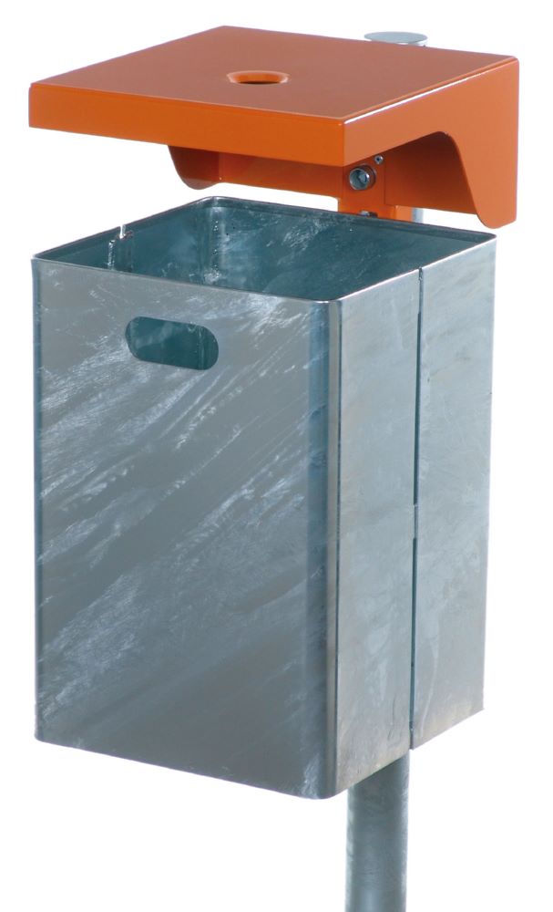 Produktbild Renner Rechteck Abfallbehälter 50L mit Ascher