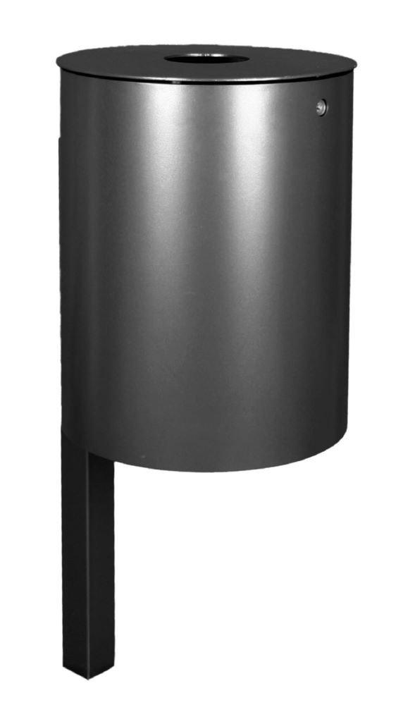 Produktbild Renner Stand Abfallbehälter 50L RAL7016 zum Einbetonieren