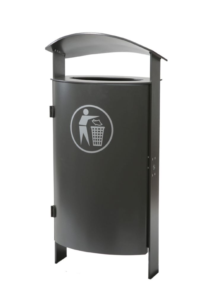 Produktbild Renner Abfallbehälter 70 l DB703 zum Einbetonieren