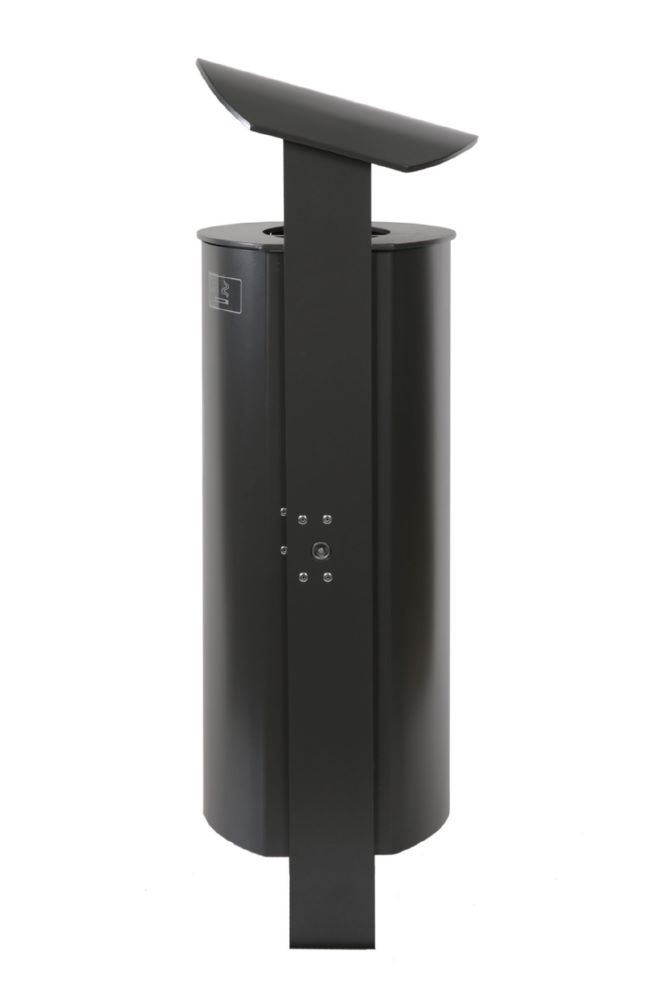 Produktbild Renner Stand Abfallbehälter 70 l DB703 einbetonierbar schwarz