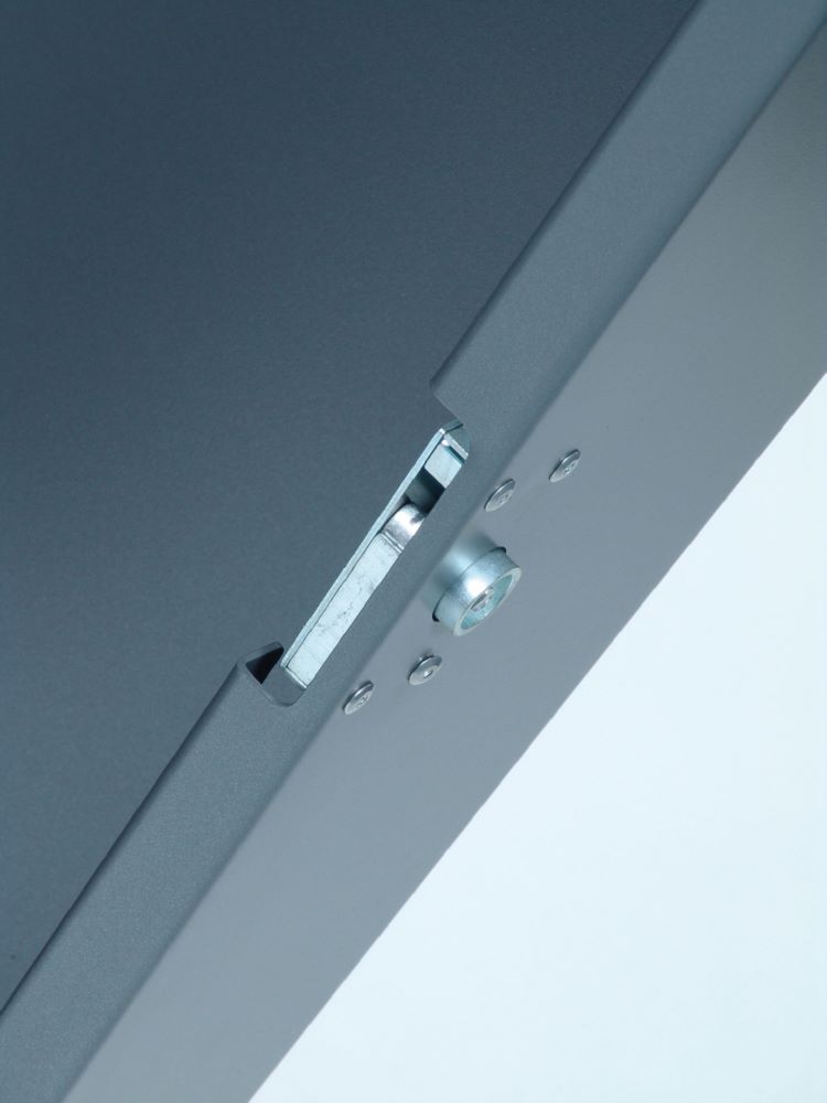 Produktbild Renner Stand Abfallbehälter Modell ESTILO 70L RAL7016 zum Aufschrauben bild 2