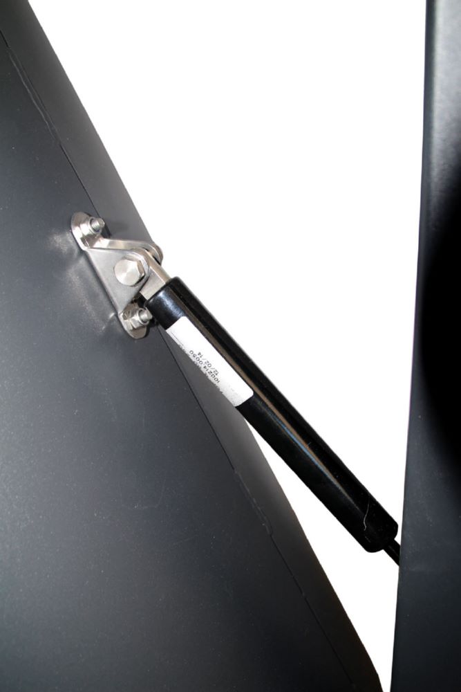 Produktbild Renner Stand Abfallbehälter 60L RAL7021 mit Pfosten zum Einbetonieren bild 4