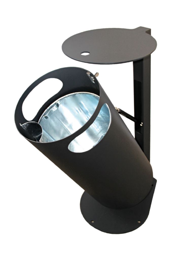 Produktbild Renner Stand Abfallbehälter 60L RAL7021 zum Einbetonieren bild 2