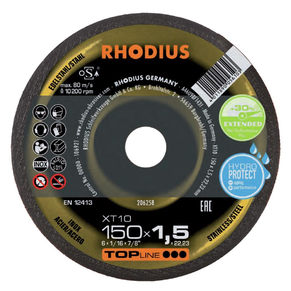 Produktbild Rhodius Extradünne Trennscheibe Durchmesser 150 mm