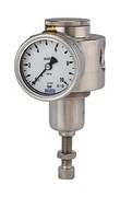 Produktbild Riegler Druckregler Edelstahl 1.4404 nicht rücksteuerbar G1/4 0,5 bis 8 bar