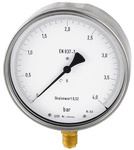 Produktbild RIEGLER Feinmessmanometer G 1/2 Typ 31220 radial unten 0 bis 60,0 bar 160 mm