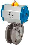 Produktbild RIEGLER Kompaktflansch Kugelhahn ES pneumatischer Stellantrieb doppeltwirkend DN20