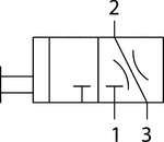 Produktbild Riegler Kugelhahn variobloc 3/2 Wege pneumatischer Antrieb BG2 G1 bild 2