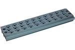 Produktbild RIEGLER Mehrfach Grundplatte für Wegeventile 10 Ventilpositionen G1/4