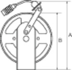 Produktbild Riegler Schlauchaufroller Druckluft Wasser PU Schlauch 12x8 Länge 15 m bild 2