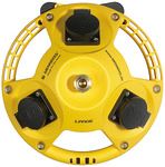 Produktbild RIEGLER Versorgungseinheit mit 3 SchuKo Steckdosen inklusive Kupplung NW 7,2