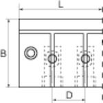 Produktbild RIEGLER Verteilerleiste mit 8 integrierten Kugelhähnen Alu Druckguss G3/8 bild 2