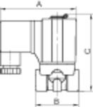 Produktbild RIEGLER Magnetventil 2/2 Wege Edelstahl NO vorgesteuert 230V 50Hz G1 PN 0,5 bis 7 bar bild 2