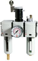 Produktbild RIEGLER Wartungseinheit 3tlg Futura PC Behälter BG2 G3/8 0,5 bis 16 bar VA