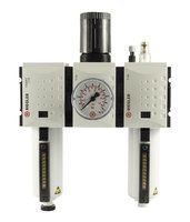 Produktbild RIEGLER Wartungseinheit 3tlg Futura Metallbehälter BG2 G1/2 0,1 bis 2 bar HA