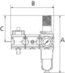 Produktbild RIEGLER Wartungsstation Safety multifix KH-AV-FR BG3 G1/2 2 bis 10 bar HA bild 2