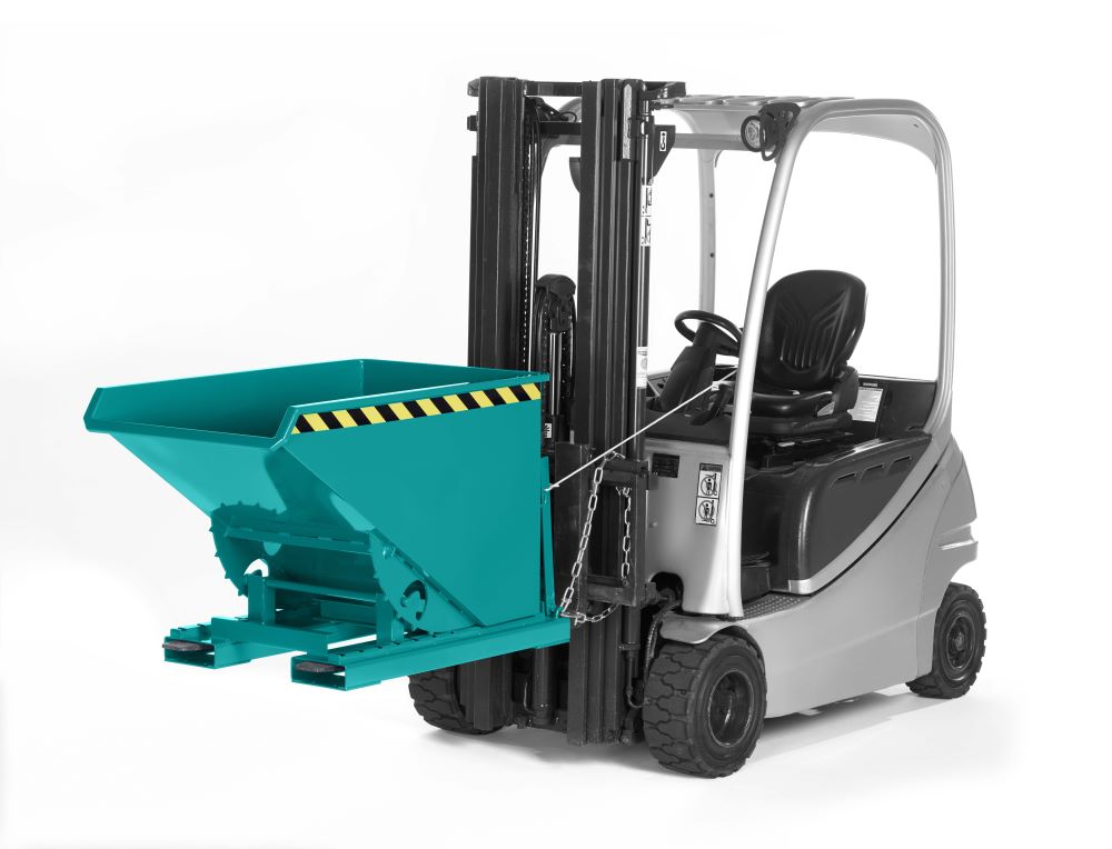 Produktbild RR Muldenkipper Abrollkipper Typ RAM120 1070x1800x1100 RAL5018 bild 2