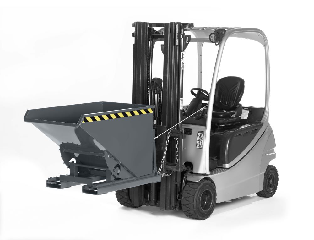 Produktbild RR Muldenkipper Abrollkipper Typ RAM210 1870x1800x1100 RAL7005 bild 2