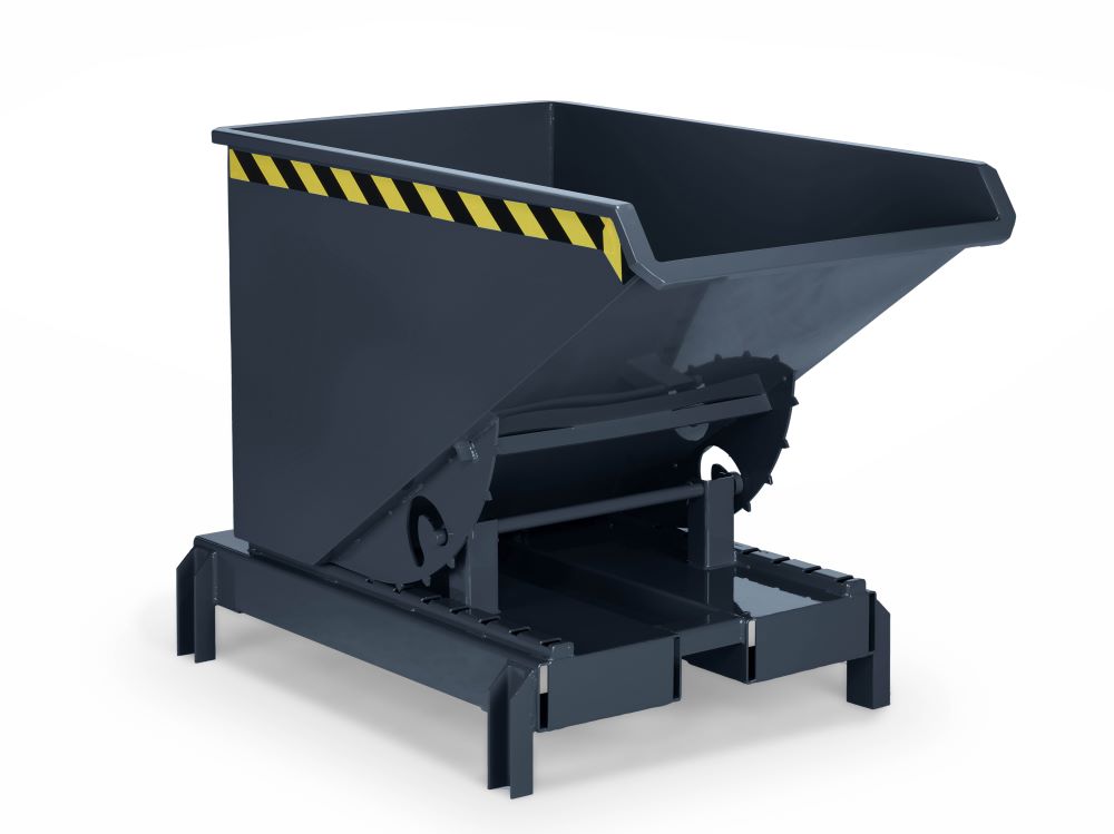 Produktbild RR Abrollkipper Muldenkipper Typ RAM-DST 30 770x1340x825 RAL7016