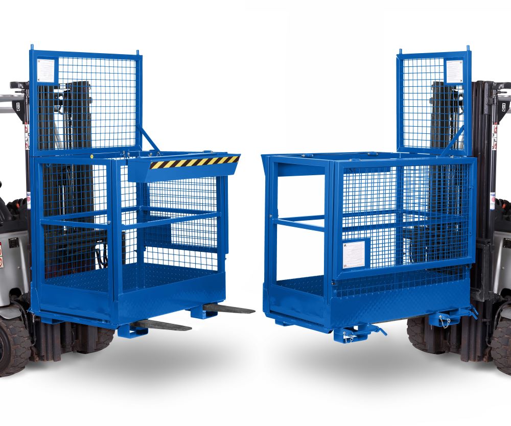 Produktbild RR Arbeitskorb Typ RAK-Duo 1200x800x1950 RAL5010 bild 4