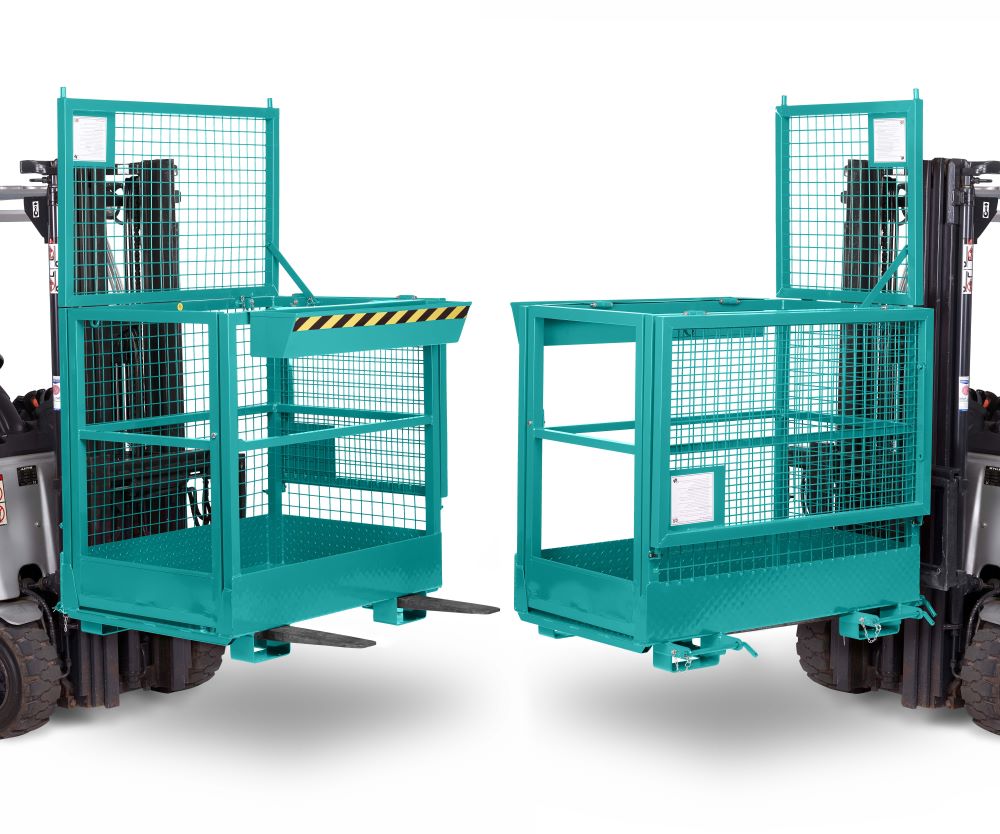 Produktbild RR Arbeitskorb Typ RAK-Duo 1200x800x1950 RAL5018 bild 4