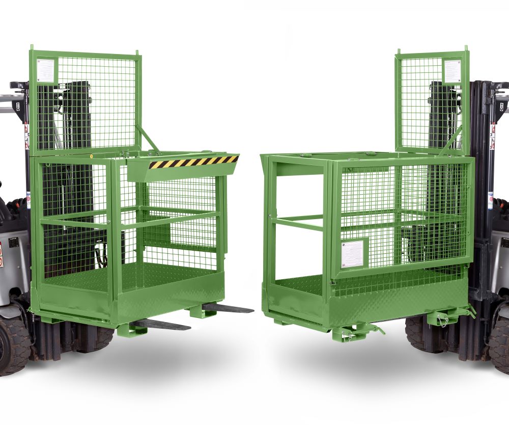 Produktbild RR Arbeitskorb Typ RAK-Duo 1200x800x1950 RAL6011 bild 4