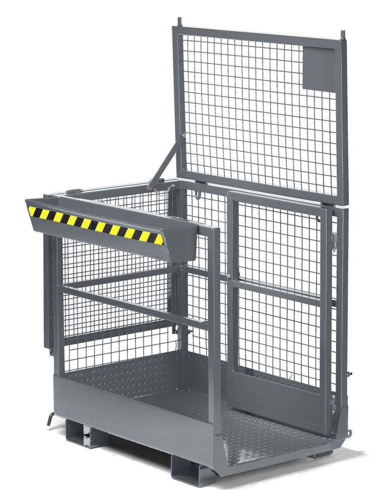 Produktbild RR Arbeitskorb Typ RAK-Duo 1200x800x1950 RAL7005 bild 1