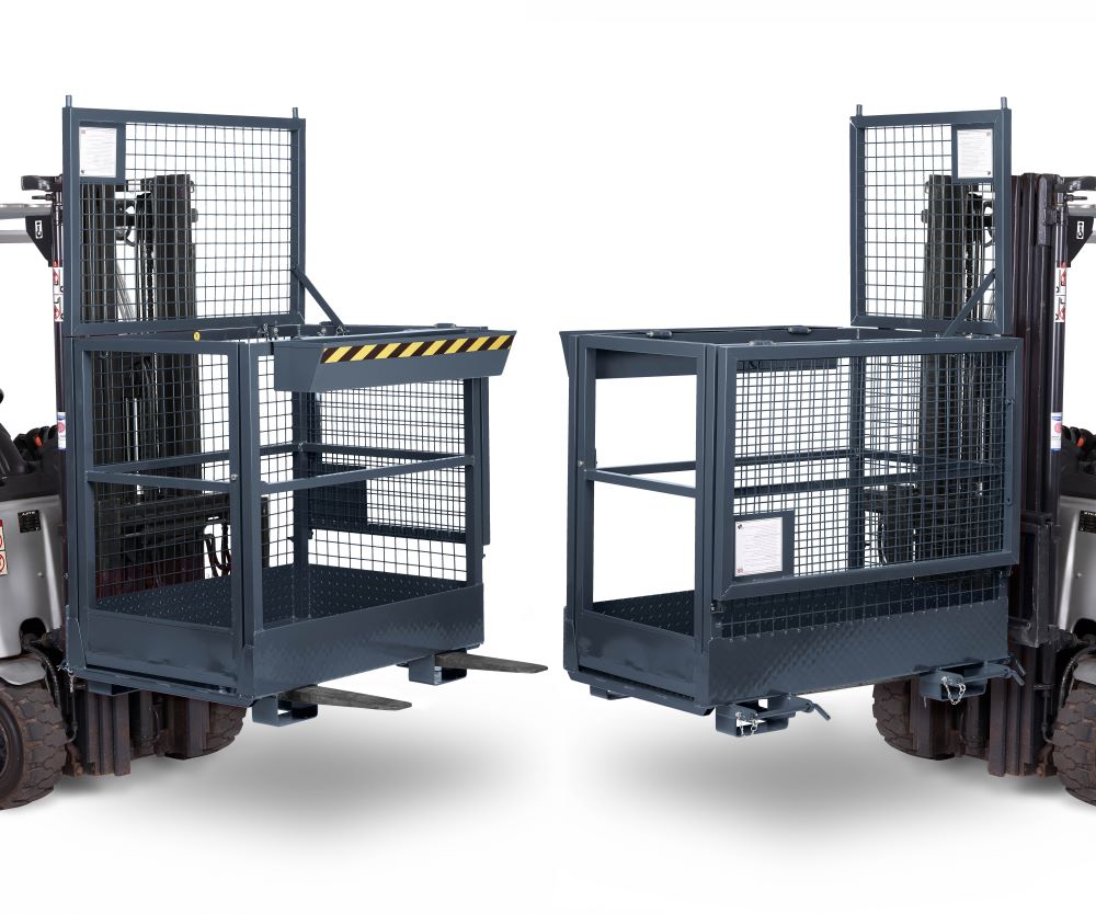 Produktbild RR Arbeitskorb Typ RAK-Duo 1200x800x1950 RAL7005 bild 4