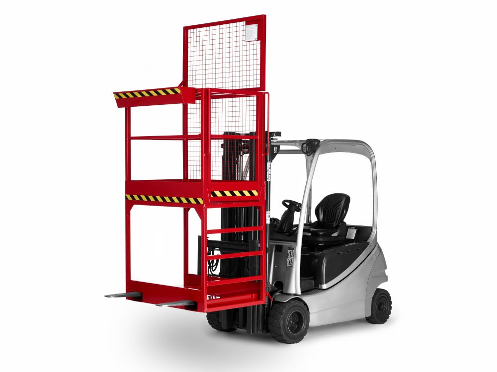 Produktbild RR Arbeitskorb Typ RAK High 1200x800x2910 RAL3000 bild 2