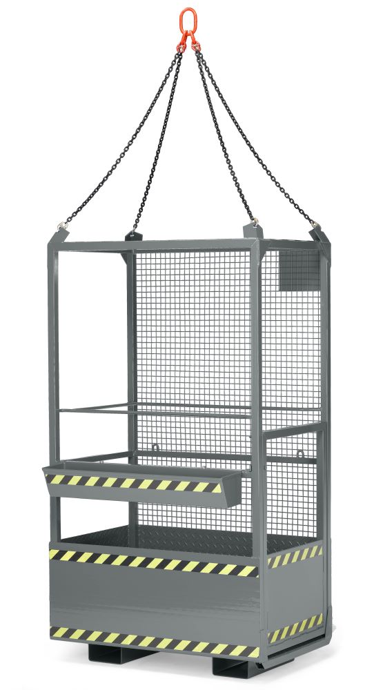 Produktbild RR Arbeitskorb Typ RAK-kranbar 1200x800x2200 RAL7005