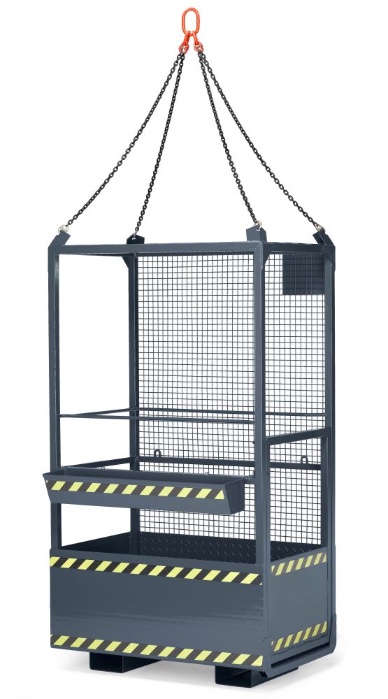 Produktbild RR Arbeitskorb Typ RAK kranbar 1200x800x2200 RAL7016