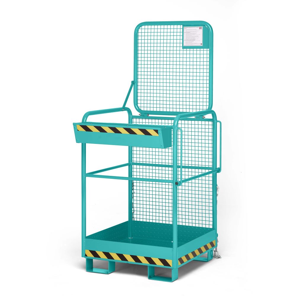 Produktbild RR Arbeitskorb Typ RAK One 800x800x1900 RAL 5018 bild 1