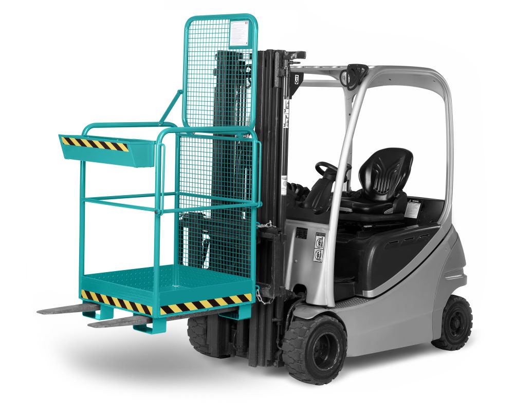 Produktbild RR Arbeitskorb Typ RAK One 800x800x1900 RAL 5018 bild 2