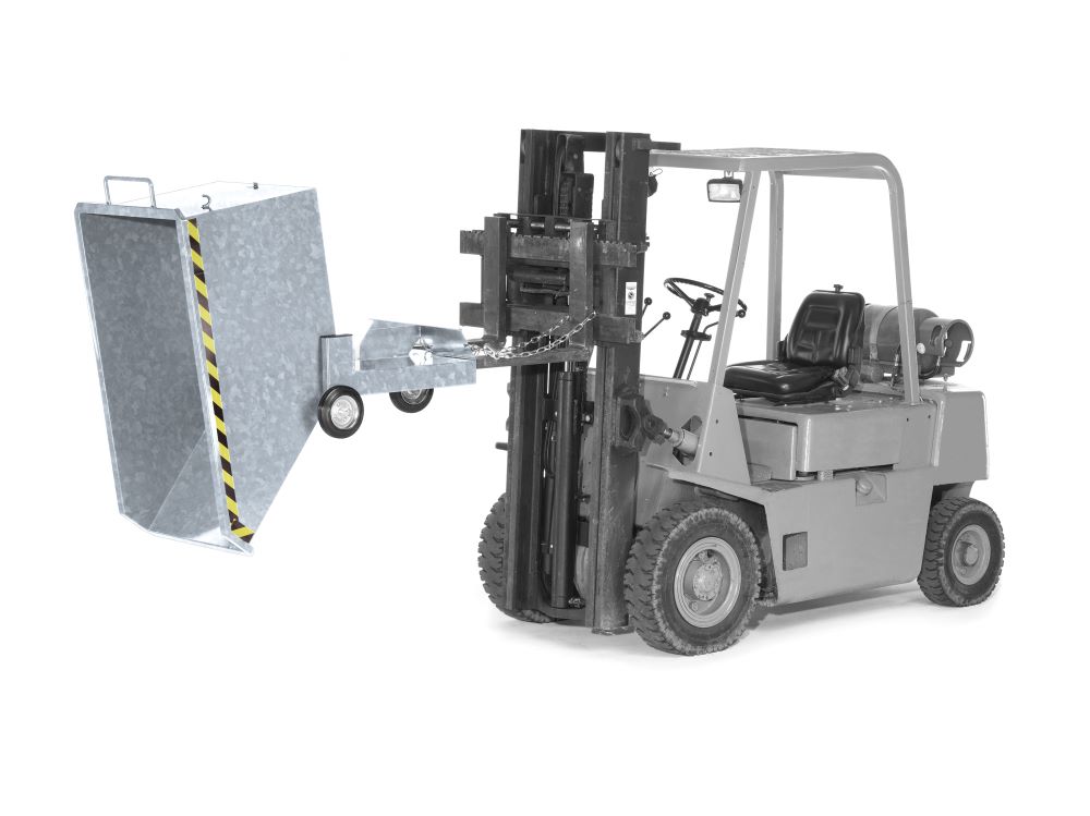 Produktbild RR Kastenwagen Muldenkipper Typ RKW 100 1240x1660x1250 verzinkt bild 2