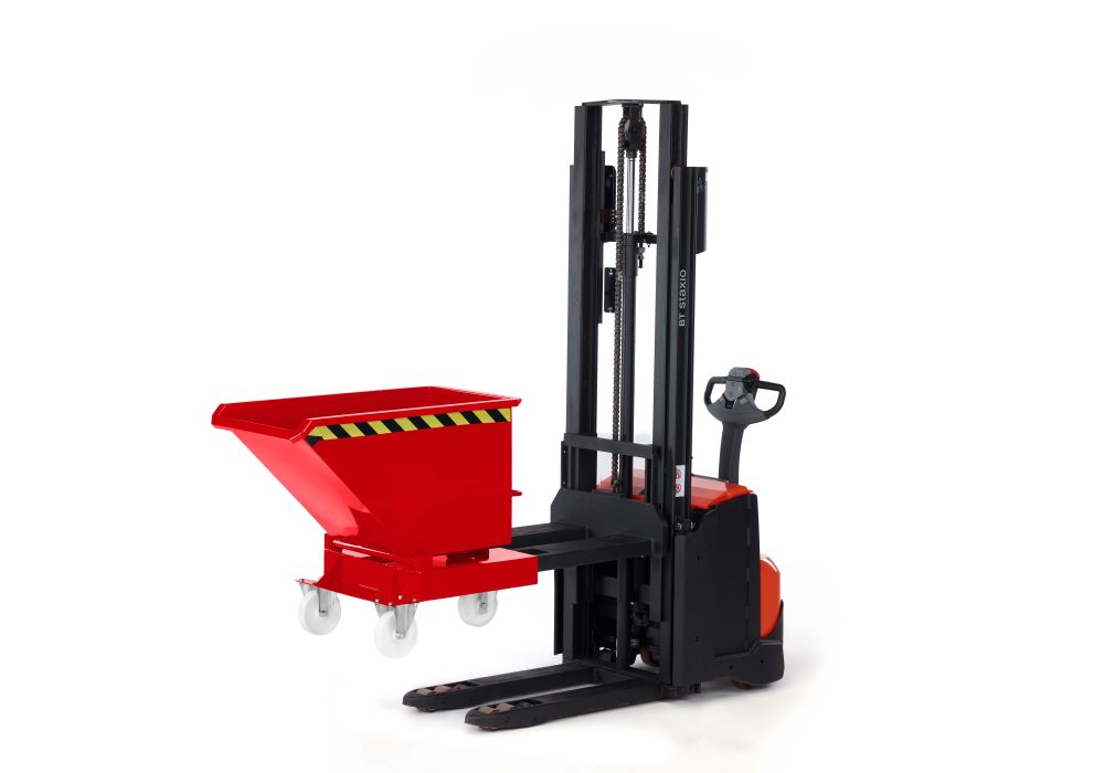 Produktbild RR Kastenwagen Muldenkipper Typ RKW-DST 40 930x1440x1000 RAL3000 bild 2