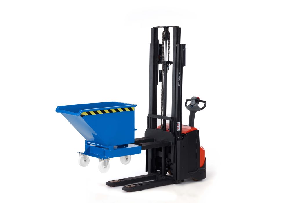 Produktbild RR Kastenwagen Muldenkipper Typ RKW-DST 40 930x1440x1000 RAL5010 bild 2