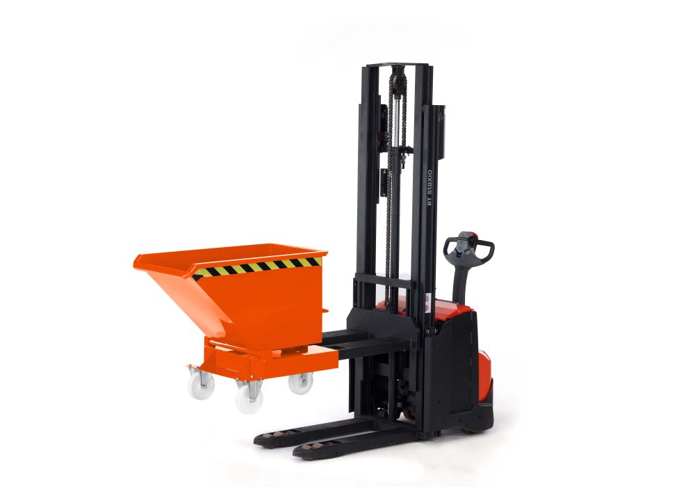 Produktbild RR Kastenwagen Muldenkipper Typ RKW-DST 40 930x1440x1000 RAL5018 bild 2