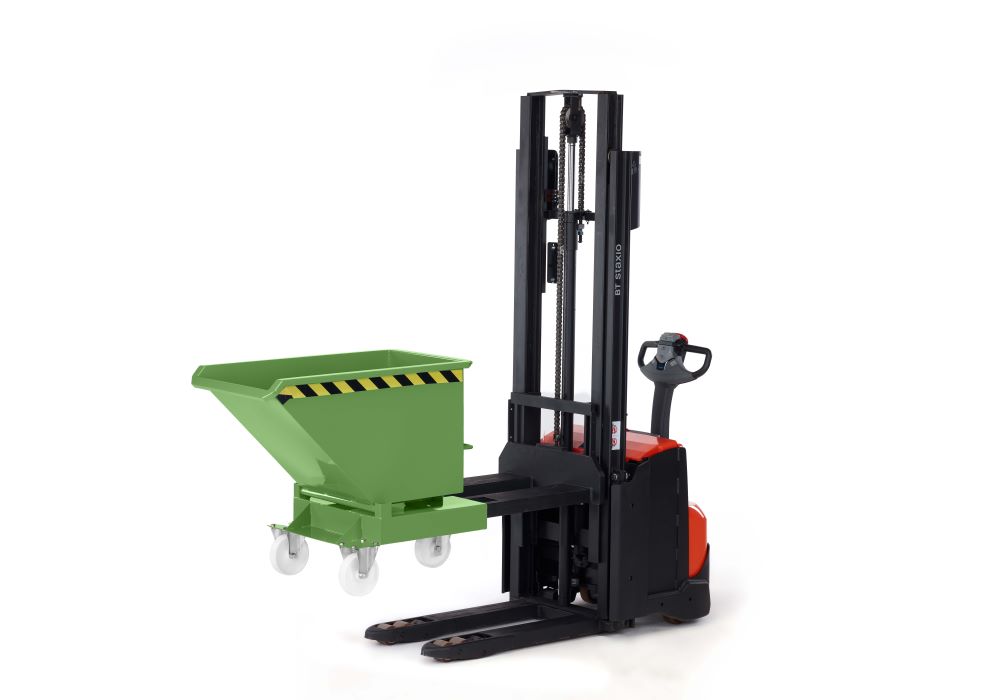 Produktbild RR Kastenwagen Muldenkipper Typ RKW-DST 20 895x1180x915 RAL6011 bild 2