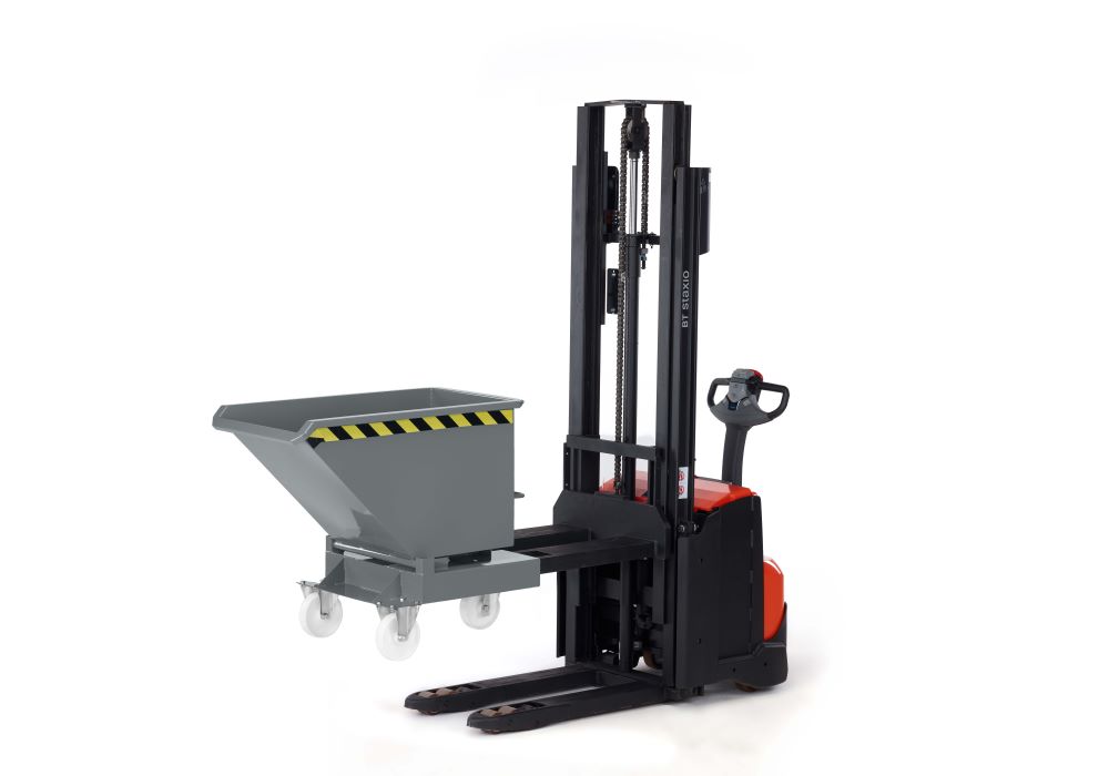 Produktbild RR Kastenwagen Muldenkipper Typ RKW-DST 40 930x1440x1000 RAL7005 bild 2